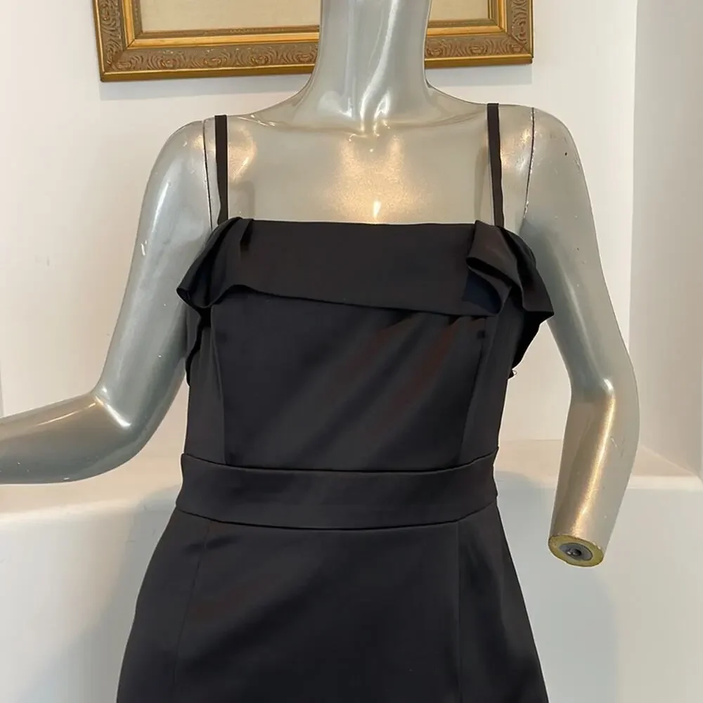 BCBG Paris Spaghetti Strap Litlle Black Dress Size 10